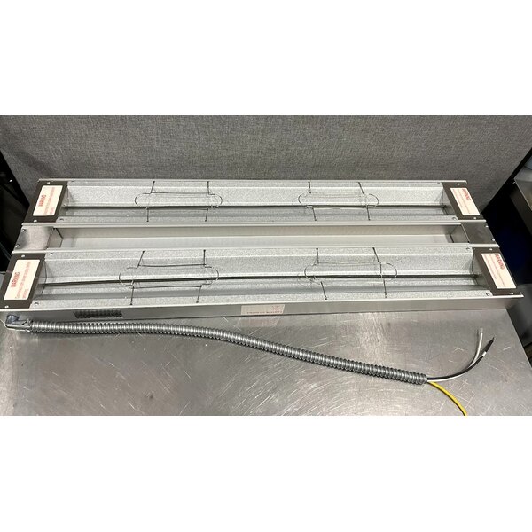 Scratch and Dent ServIt 48" Double Strip Warmer with Dual Adjustable Infinite Controls - 120V, 1,900W