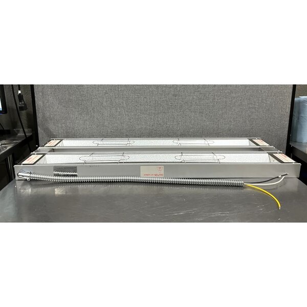 Scratch and Dent ServIt 48" Double Strip Warmer with Dual Adjustable Infinite Controls - 120V, 1,900W