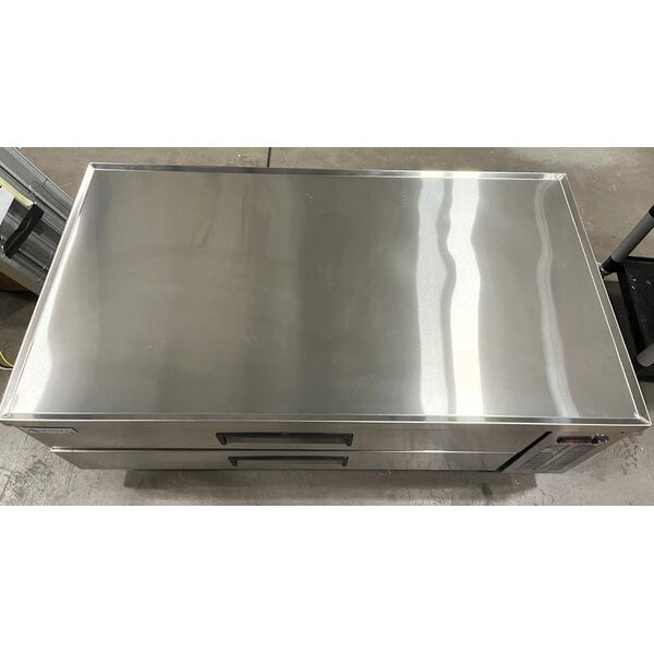 Scratch and Dent Avantco CBE-60-HC 60" 2 Drawer Refrigerated Chef Base
