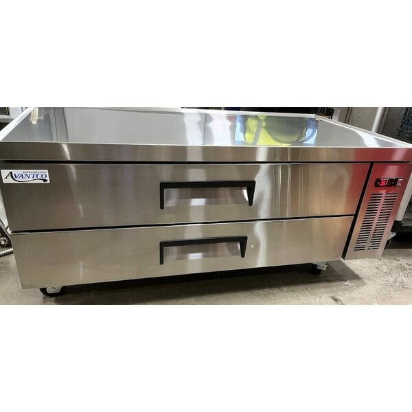 Scratch and Dent Avantco CBE-60-HC 60" 2 Drawer Refrigerated Chef Base