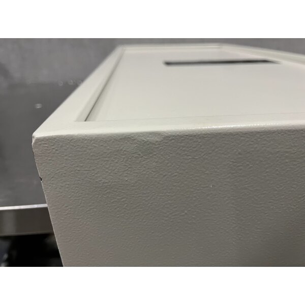 Scratch and Dent Barska AX13368 15 11/16" x 4 3/4" x 34" White Steel Wall-Mount 240-Key Cabinet / Safe with Digital Keypad and Key Lock