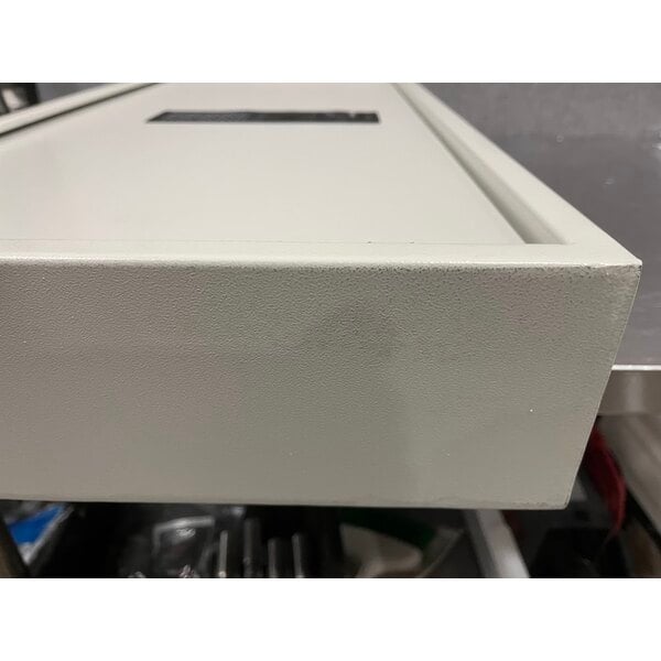 Scratch and Dent Barska AX13368 15 11/16" x 4 3/4" x 34" White Steel Wall-Mount 240-Key Cabinet / Safe with Digital Keypad and Key Lock