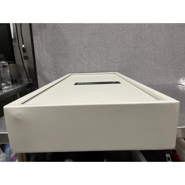 Scratch and Dent Barska AX13368 15 11/16" x 4 3/4" x 34" White Steel Wall-Mount 240-Key Cabinet / Safe with Digital Keypad and Key Lock