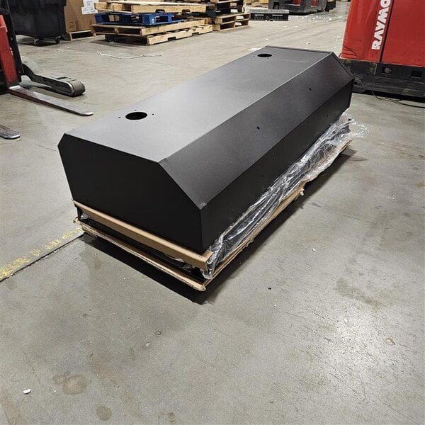 Scratch and Dent Backyard Pro 554SMOKR60KD 60" Charcoal / Wood Smoker Grill with Adjustable Grates and Dome