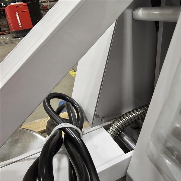 Scratch and Dent Estella DPC18T 18" Dual-Heat Manual Clamshell Pizza / Tortilla Dough Press - 240V, 3300W