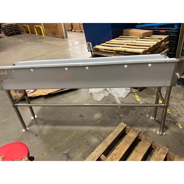 Scratch and Dent Regency 72" x 17 1/2" Hand Sink with (3) 8" Center Faucets