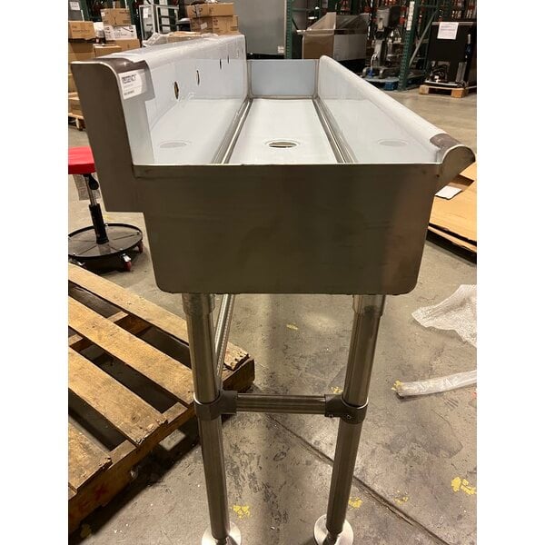 Scratch and Dent Regency 72" x 17 1/2" Hand Sink with (3) 8" Center Faucets