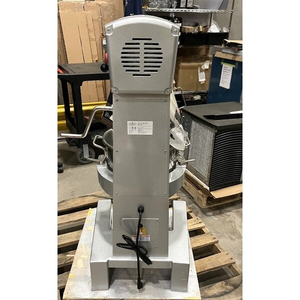 Scratch and Dent MainStreet Equipment CMIX30 30 Qt. Planetary Floor Mixer with Guard & Standard Accessories - 120V, 2 hp