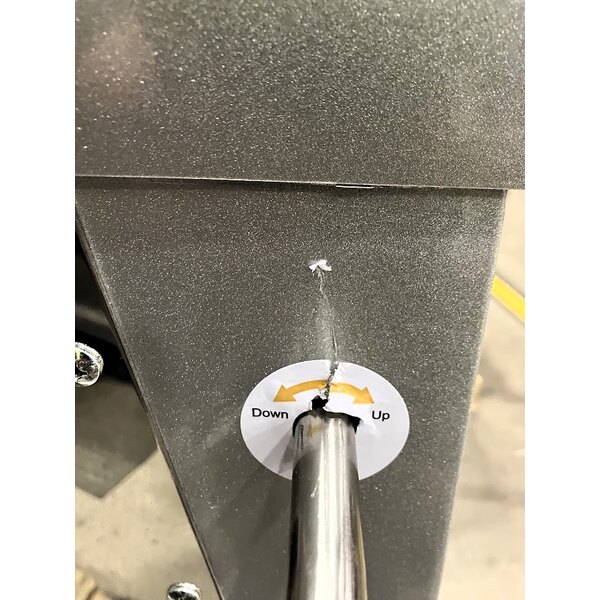 Scratch and Dent MainStreet Equipment CMIX30 30 Qt. Planetary Floor Mixer with Guard & Standard Accessories - 120V, 2 hp