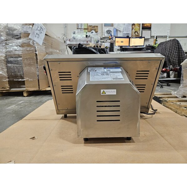 Scratch and Dent Estella EDS18S 18" Countertop One Stage Dough Sheeter - 120V, 1/2 HP