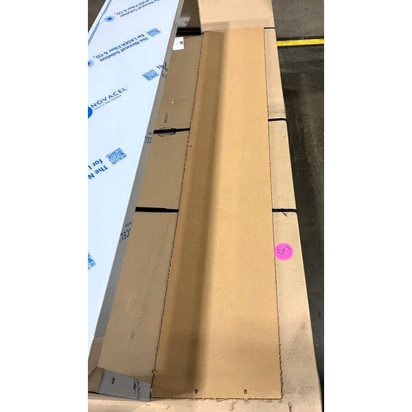 Scratch and Dent Vollrath 38054 Single Deck Cafeteria Guard with Acrylic Panel for Vollrath 4 Well / Pan Hot or Cold Food Tables