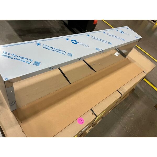 Scratch and Dent Vollrath 38054 Single Deck Cafeteria Guard with Acrylic Panel for Vollrath 4 Well / Pan Hot or Cold Food Tables