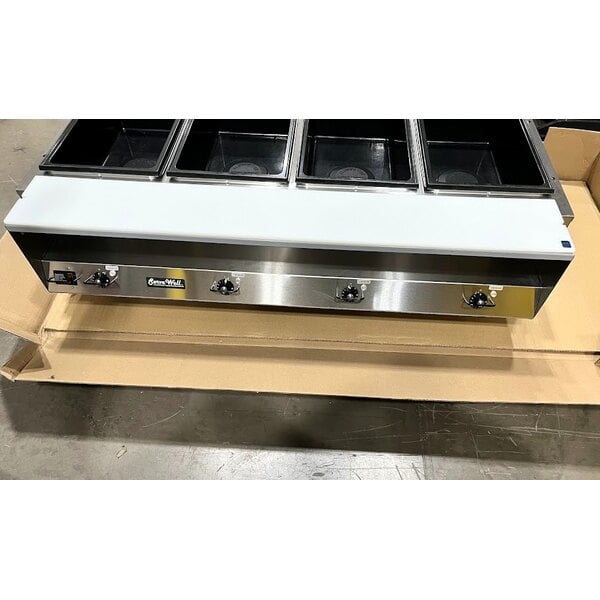 Scratch and Dent Vollrath 38118 ServeWell® Electric Four Pan Hot Food Table 208/240V - Sealed Well
