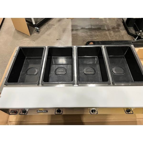 Scratch and Dent Vollrath 38118 ServeWell® Electric Four Pan Hot Food Table 208/240V - Sealed Well