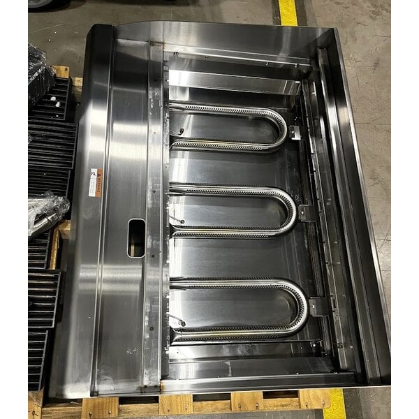 Scratch and Dent Cooking Performance Group CR-CPG-36-NL 36" Gas Countertop Radiant Charbroiler - 120,000 BTU