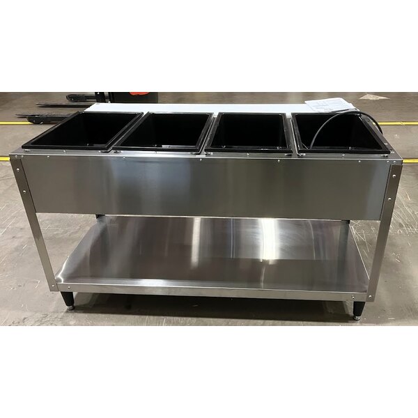 Scratch and Dent Vollrath 38118 ServeWell® Electric Four Pan Hot Food Table 208/240V - Sealed Well
