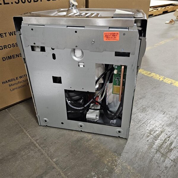 Scratch and Dent Zurn Elkay LZS8WSLK ezH20 8 GPH Light Gray Hands-Free Filtered Bottle Filling Station with Drinking Fountain - Chilled