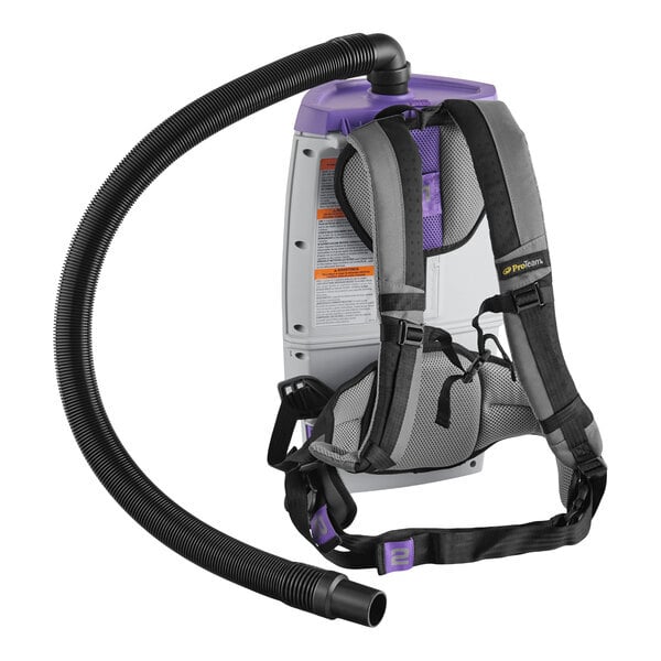 Scratch and Dent ProTeam GoFit® 6 107786 8.0 Ah 6 Qt. Cordless Backpack Vacuum with 107100 Xover Multi-Surface Telescoping Wand Kit