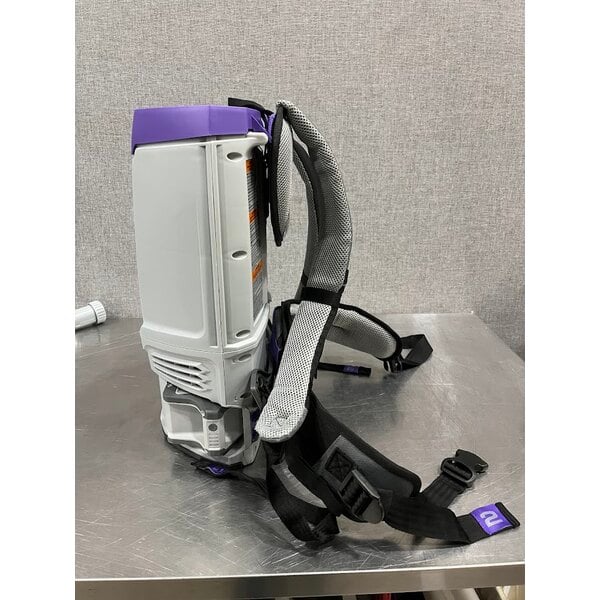 Scratch and Dent ProTeam GoFit® 6 107786 8.0 Ah 6 Qt. Cordless Backpack Vacuum with 107100 Xover Multi-Surface Telescoping Wand Kit