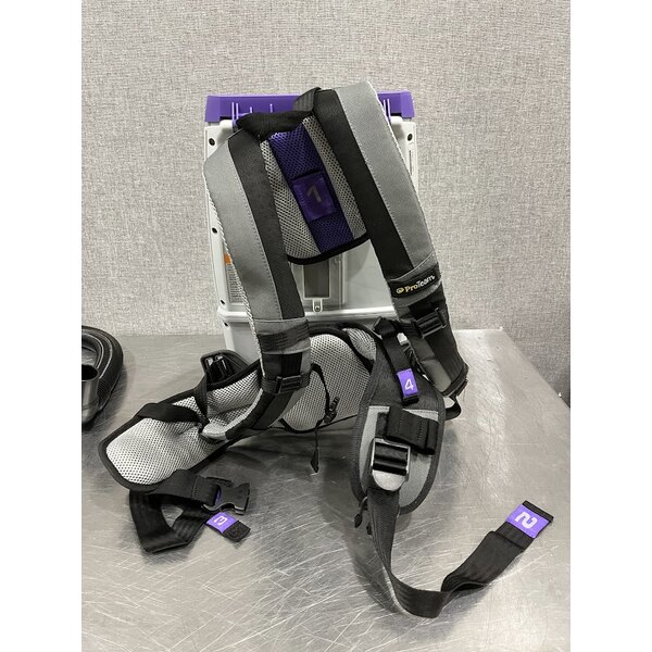 Scratch and Dent ProTeam GoFit® 6 107783 4.0 Ah 6 Qt. Cordless Backpack Vacuum with 107098 Xover Multi-Surface 2-Piece Wand Kit