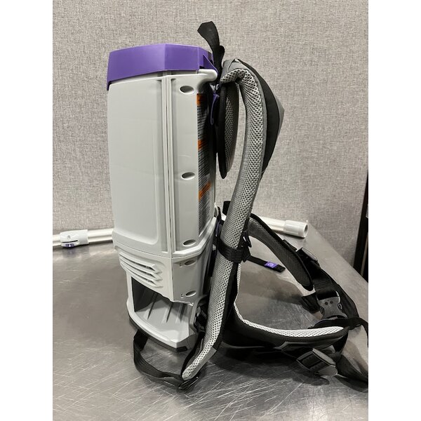 Scratch and Dent ProTeam GoFit® 6 107795 8.0 Ah 6 Qt. Cordless Backpack Vacuum with 107099 Xover Performance Telescoping Wand Tool Kit