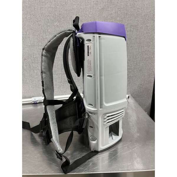 Scratch and Dent ProTeam GoFit® 6 107795 8.0 Ah 6 Qt. Cordless Backpack Vacuum with 107099 Xover Performance Telescoping Wand Tool Kit