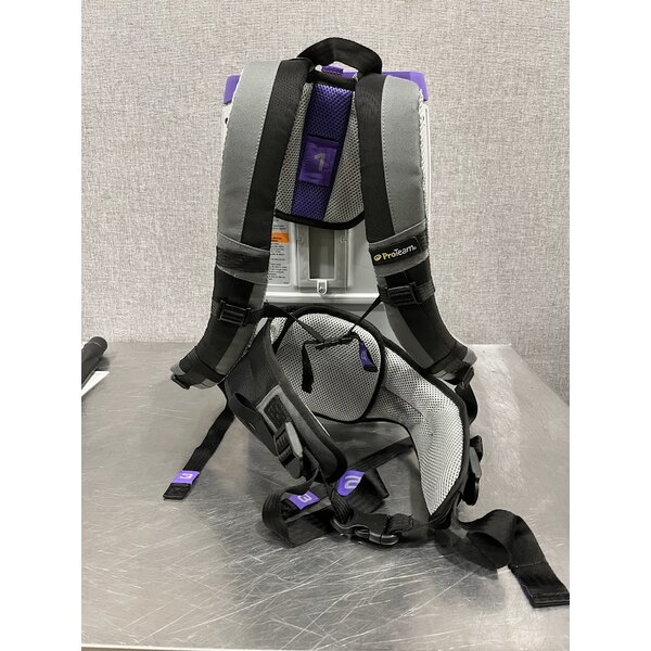 Scratch and Dent ProTeam GoFit® 6 107784 4.0 Ah 6 Qt. Cordless Backpack Vacuum with 107532 ProBlade Hard Surface and Carpet Kit