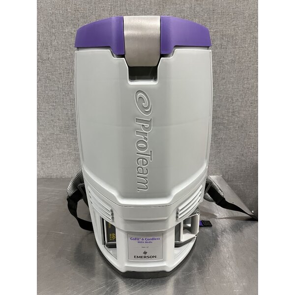 Scratch and Dent ProTeam GoFit® 6 107784 4.0 Ah 6 Qt. Cordless Backpack Vacuum with 107532 ProBlade Hard Surface and Carpet Kit