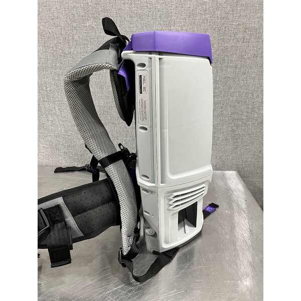 Scratch and Dent ProTeam GoFit® 6 107787 8.0 Ah 6 Qt. Cordless Backpack Vacuum with 107098 Xover Multi-Surface 2-Piece Wand Kit