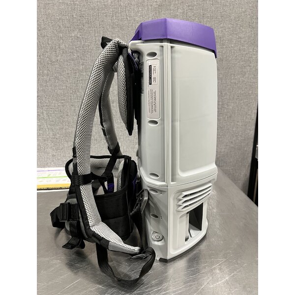 Scratch and Dent ProTeam GoFit® 6 107782 4.0 Ah 6 Qt. Cordless Backpack Vacuum with 107100 Xover Multi-Surface Telescoping Wand Kit