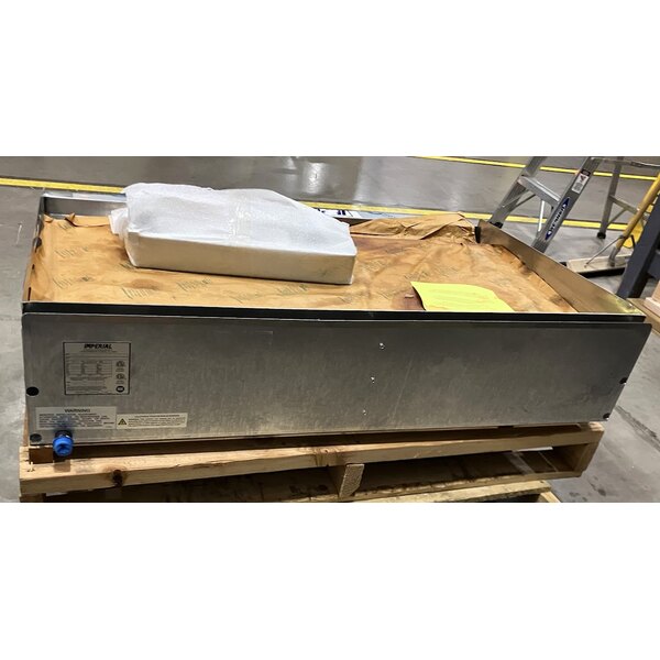 Scratch and Dent Imperial Range ITG-48NG 48" Countertop Thermostatically Controlled Natural Gas Griddle - 120,000 BTU