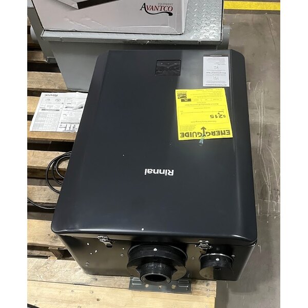 Scratch and Dent Rinnai SENSEI CX199iN Natural Gas / Liquid Propane Wall-Mounted Indoor / Outdoor Tankless Water Heater - 120V, 199,000 BTU, 11.0 GPM