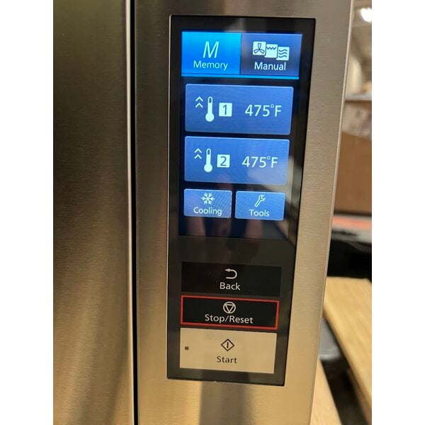 Scratch and Dent Panasonic SonicChef NE-SCV2NAPR Ventless Rapid Cook Oven with Touchscreen Controls 0.4 cu. ft. - 208/240V, 3750W