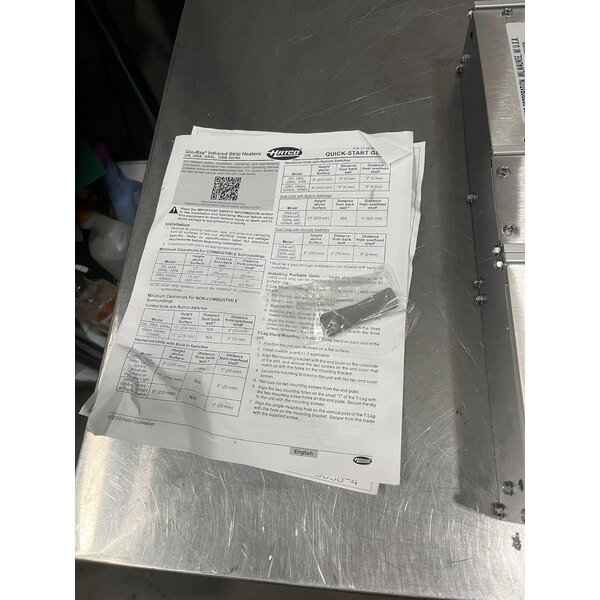 Scratch and Dent Hatco GRA-36D Glo-Ray 36" Aluminum Dual Infrared Warmer with 3" Spacer and Toggle Controls - 120V, 1,150W