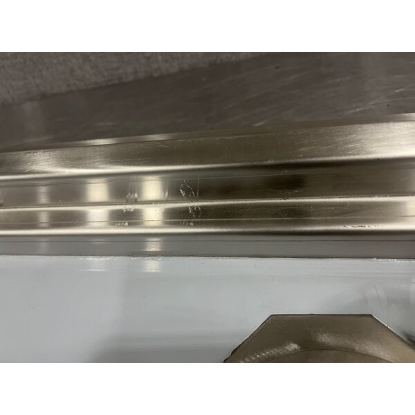 Scratch and Dent Regency 12" x 36" 14-Gauge Stainless Steel Floor Water Receptacle with Grate