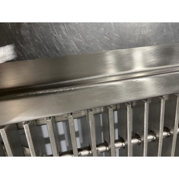 Scratch and Dent Regency 12" x 36" 14-Gauge Stainless Steel Floor Water Receptacle with Grate