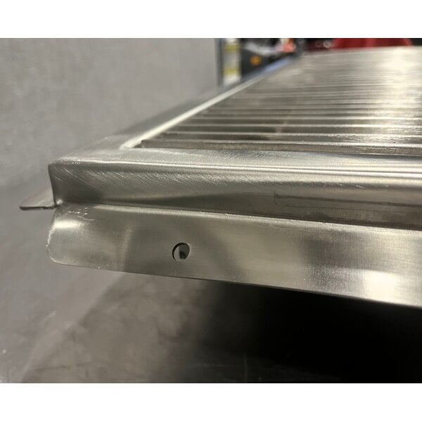 Scratch and Dent Regency 12" x 36" 14-Gauge Stainless Steel Floor Water Receptacle with Grate