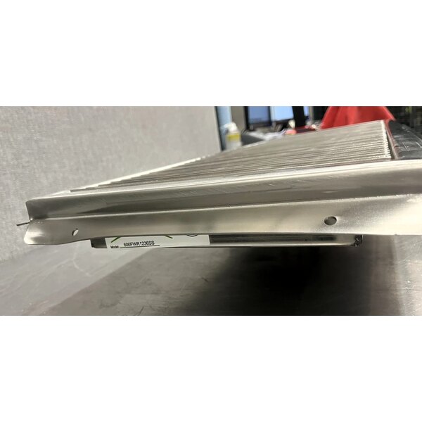 Scratch and Dent Regency 12" x 36" 14-Gauge Stainless Steel Floor Water Receptacle with Grate