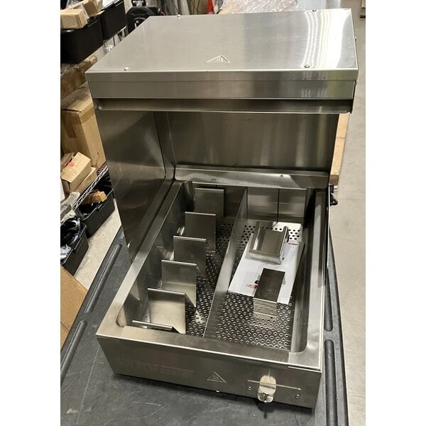 Scratch and Dent ServIt FFDS17 17" Stainless Steel Fry Dump Holding Station - 120V