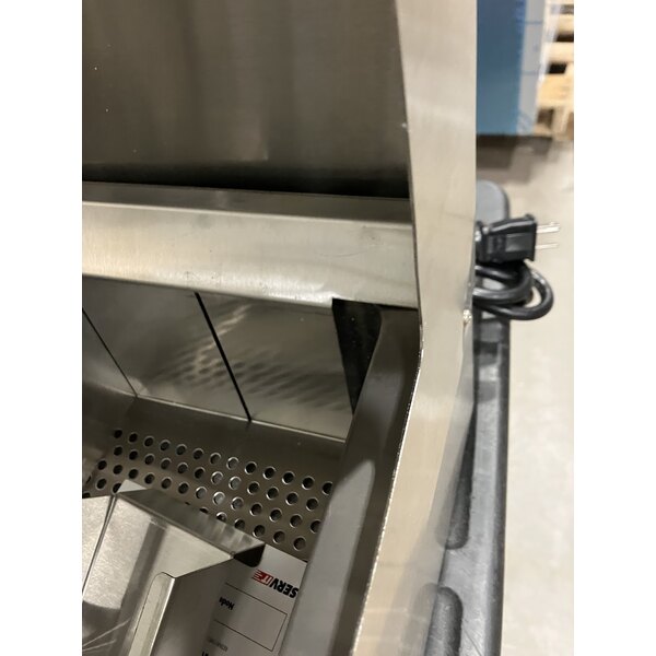 Scratch and Dent ServIt FFDS17 17" Stainless Steel Fry Dump Holding Station - 120V