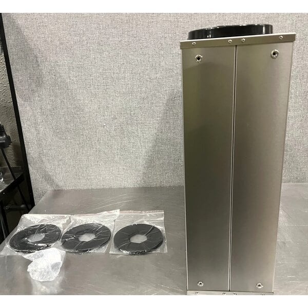 Scratch and Dent KleanTake by ServSense Stainless Steel Countertop 8-44 oz. Cup Dispenser Cabinet - 3 Slots