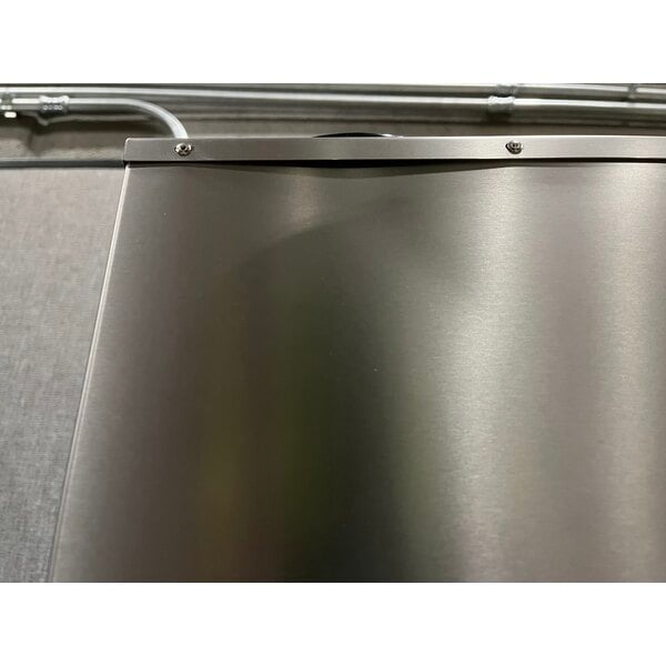 Scratch and Dent KleanTake by ServSense Stainless Steel Countertop 8-44 oz. Cup Dispenser Cabinet - 3 Slots