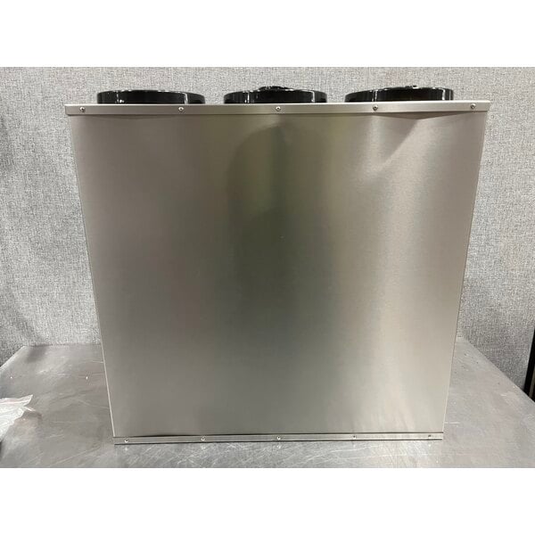 Scratch and Dent KleanTake by ServSense Stainless Steel Countertop 8-44 oz. Cup Dispenser Cabinet - 3 Slots