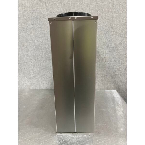 Scratch and Dent KleanTake by ServSense Stainless Steel Countertop 8-44 oz. Cup Dispenser Cabinet - 3 Slots