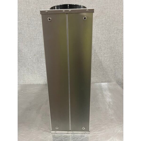 Scratch and Dent KleanTake by ServSense Stainless Steel Countertop 8-44 oz. Cup Dispenser Cabinet - 3 Slots