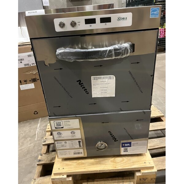 Scratch and Dent Noble Warewashing HTGW High-Temperature Underbar Glass Washer - 208V/240V, 1 Phase