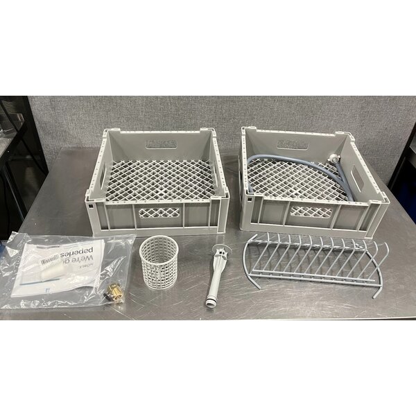 Scratch and Dent Noble Warewashing HTGW High-Temperature Underbar Glass Washer - 208V/240V, 1 Phase