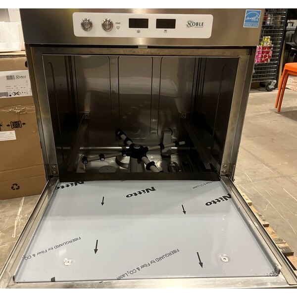 Scratch and Dent Noble Warewashing HTGW High-Temperature Underbar Glass Washer - 208V/240V, 1 Phase