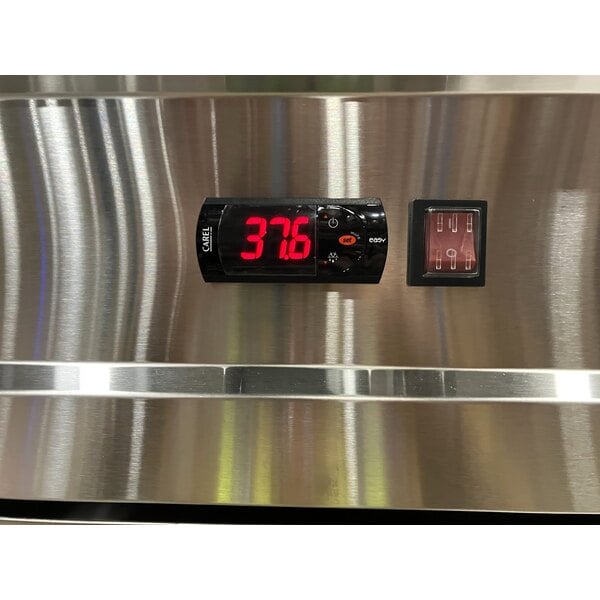 Scratch and Dent Avantco SS-3R-HC 81 5/16" Stainless Steel Solid Door Reach-In Refrigerator