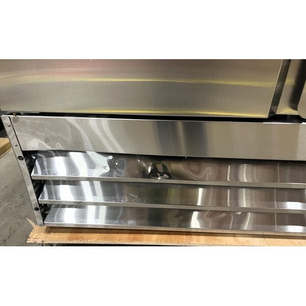 Scratch and Dent Avantco SS-3R-HC 81 5/16" Stainless Steel Solid Door Reach-In Refrigerator